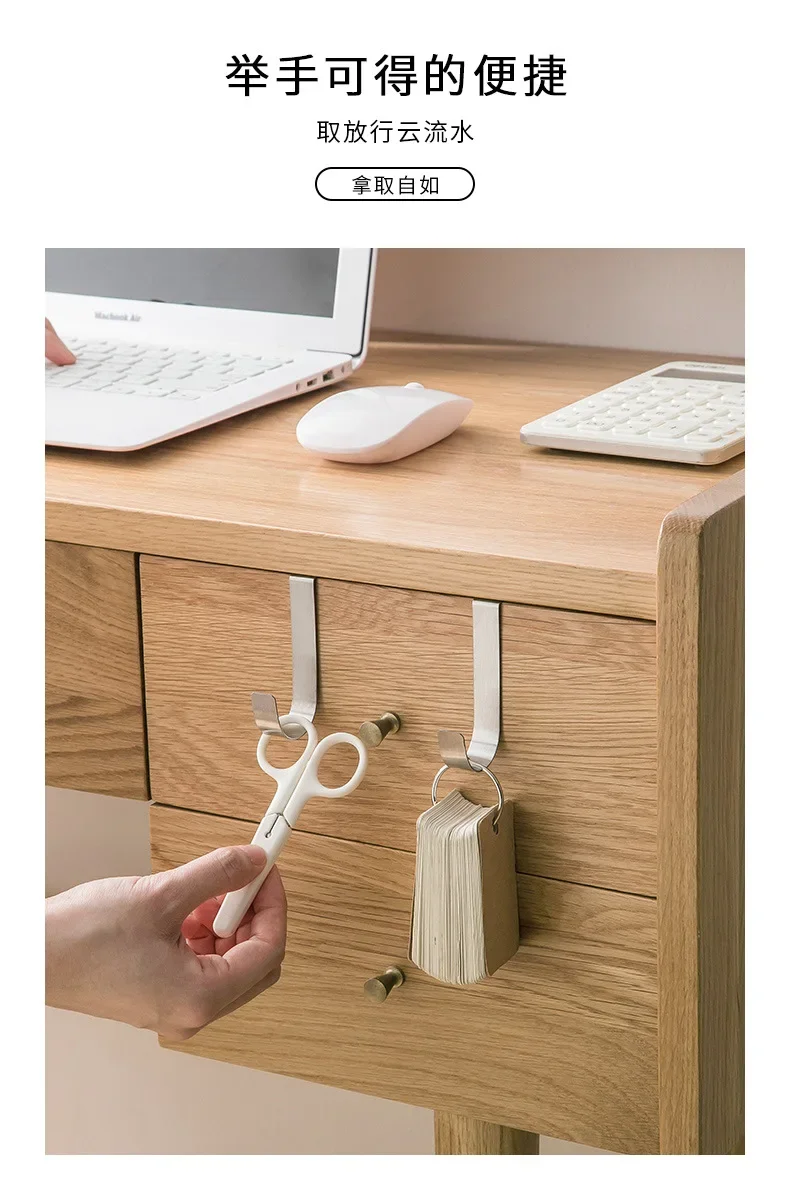 Description Picture 4 of itemMetal Hooks Kitchen Cabinet Door Back Hook Bathroom Hanging Rack Clothes Coat Hat Towel Hanger Storage Hook Office Accessories