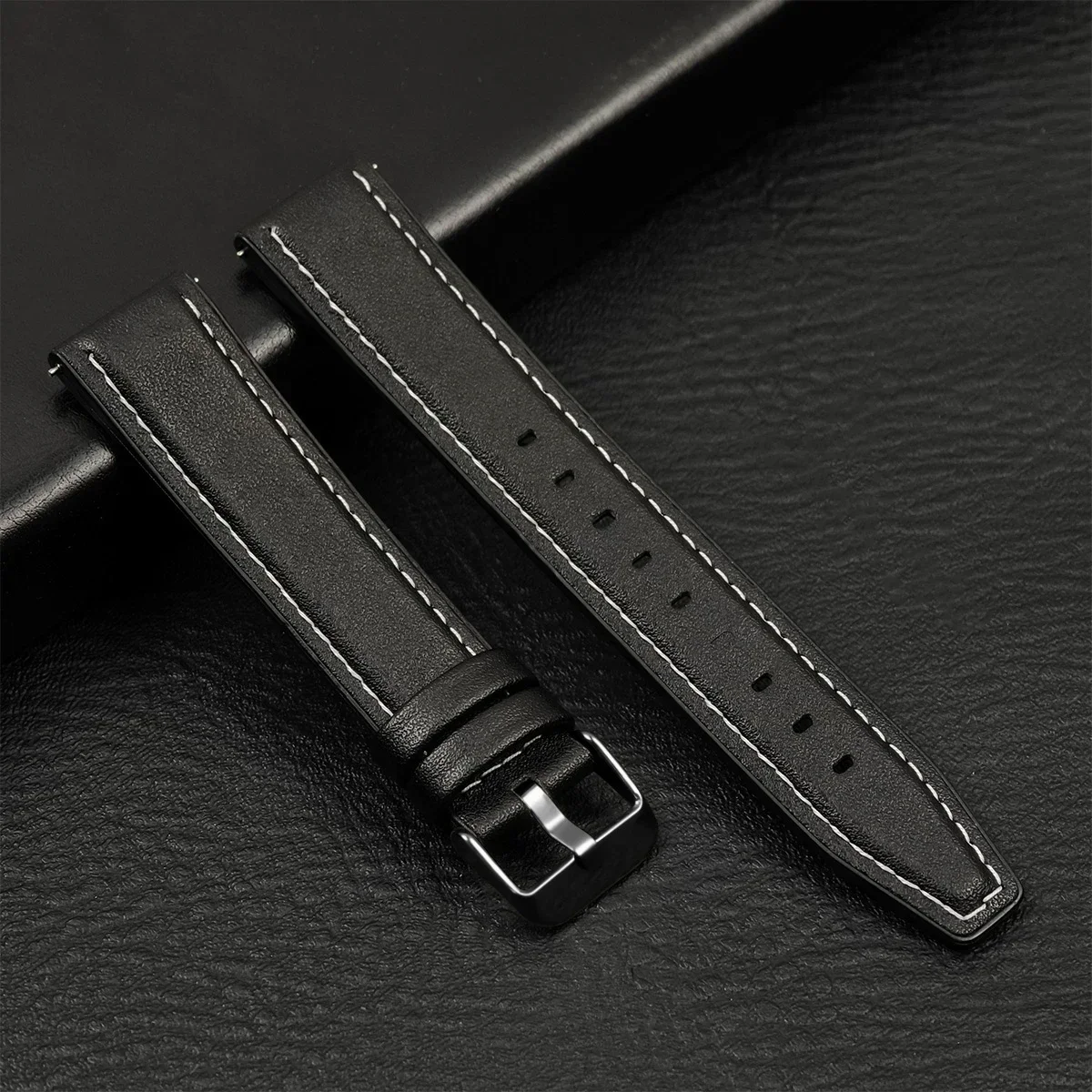 Premium Leather Wristband - Soft Adjustable Strap