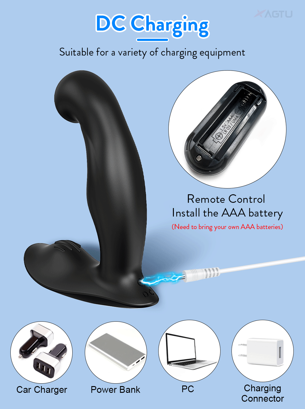 Vibrating Butt Plug Anal Vibrator With Wireless Remote Control_voghion.com