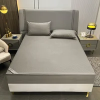 Waterproof Mattress Cover With Zipper Six Sides All Inclusive Mattress Cover King Queen Quilted Bed Fitted Sheet Customizable 1