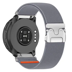 Durable Nylon Strap 22mm - Versatile Replacement Watchband Bracelet - Width 22mm (Light Gray)