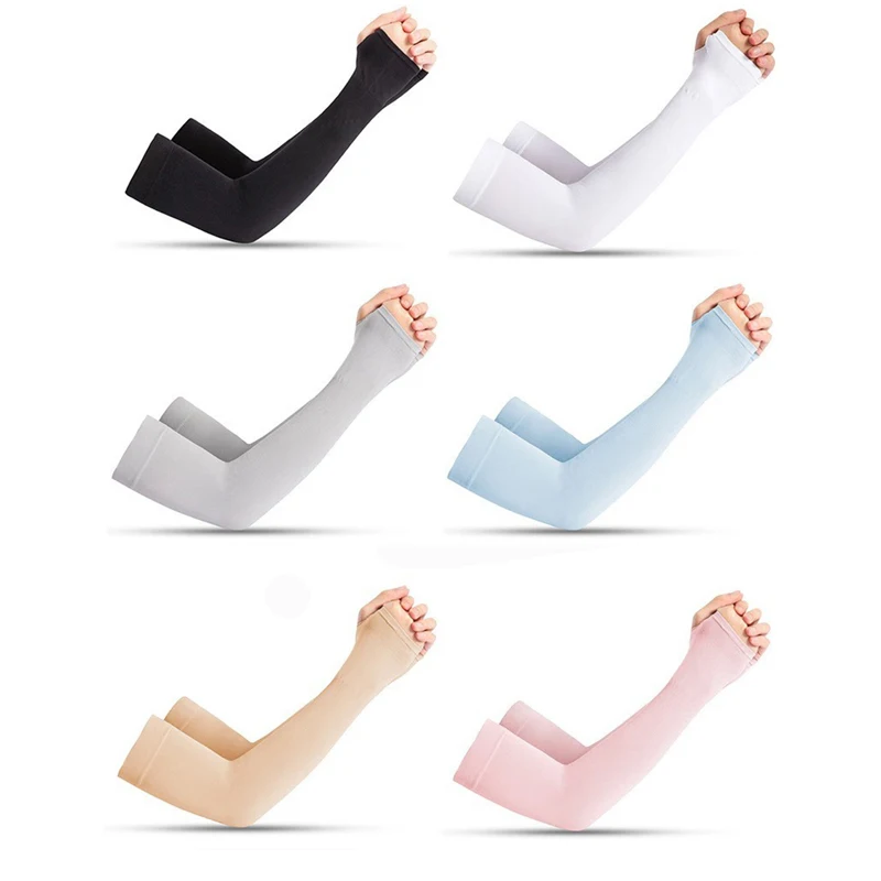 Sun Protection Arm Sleeves Arm Sleeves Cooling Arm Sleeves Arm Sleeves Warmers Sports Sleeve Sun UV Protection Hand Cover Cooling Warmer Running Fishing Cycling Mangas Para Brazo