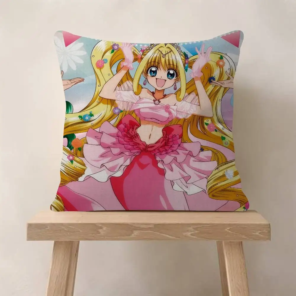 Anime M-Mermaid Melody Pichi Pichi Pitch Bürokissenbezug, Autokissenbezug, 45 x 45 cm, Lendenkissenbezug, Sofakissenbezug – Detail 10
