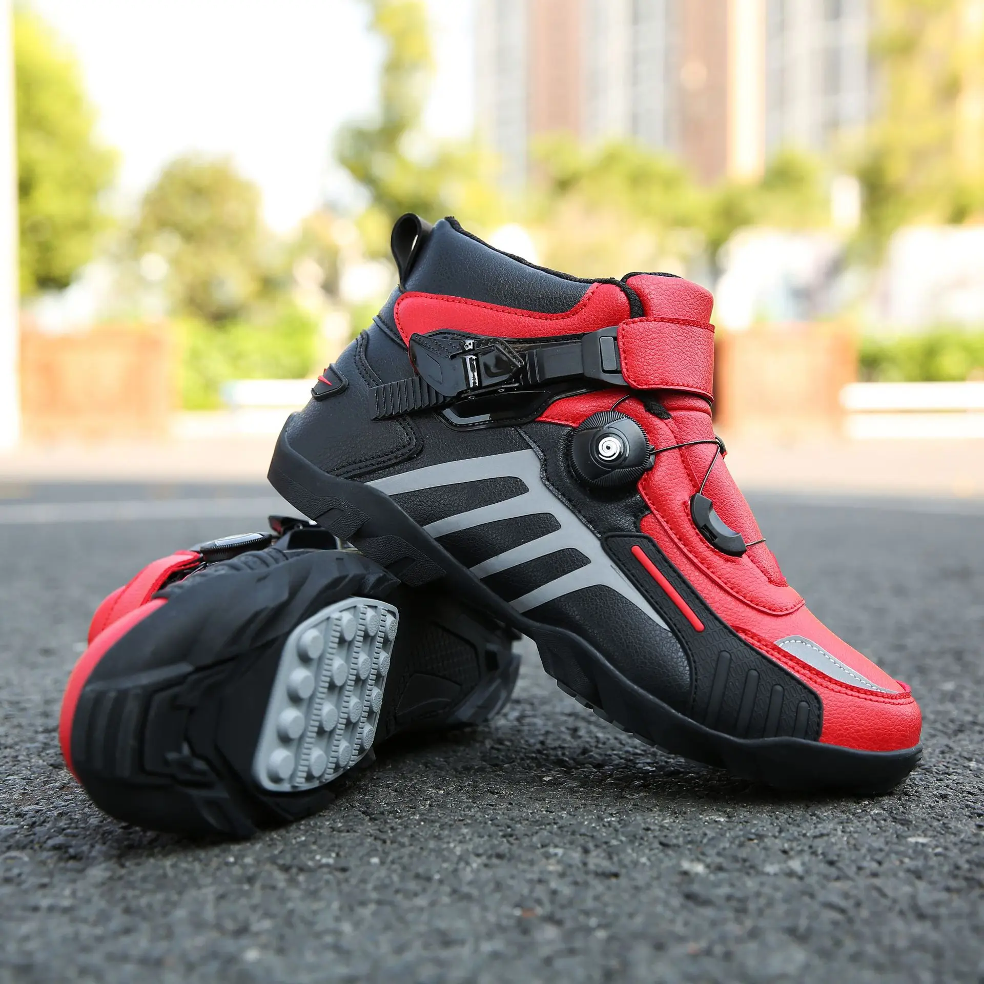Non-Slip Waterproof Riding Boot Motorbike Racing Off-Road Travel Locomotive Shoes Motorcycle Boots