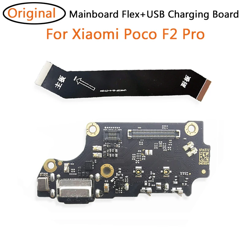 Placa base de puerto de carga USB Original para Xiaomi Poco F2 Pro