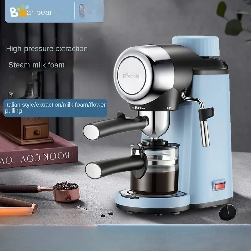 2024 Bear Automatic Coffee Machine Italian Coffee Machine Household Small Steam Milk Foam Machine Kitchen Appliances