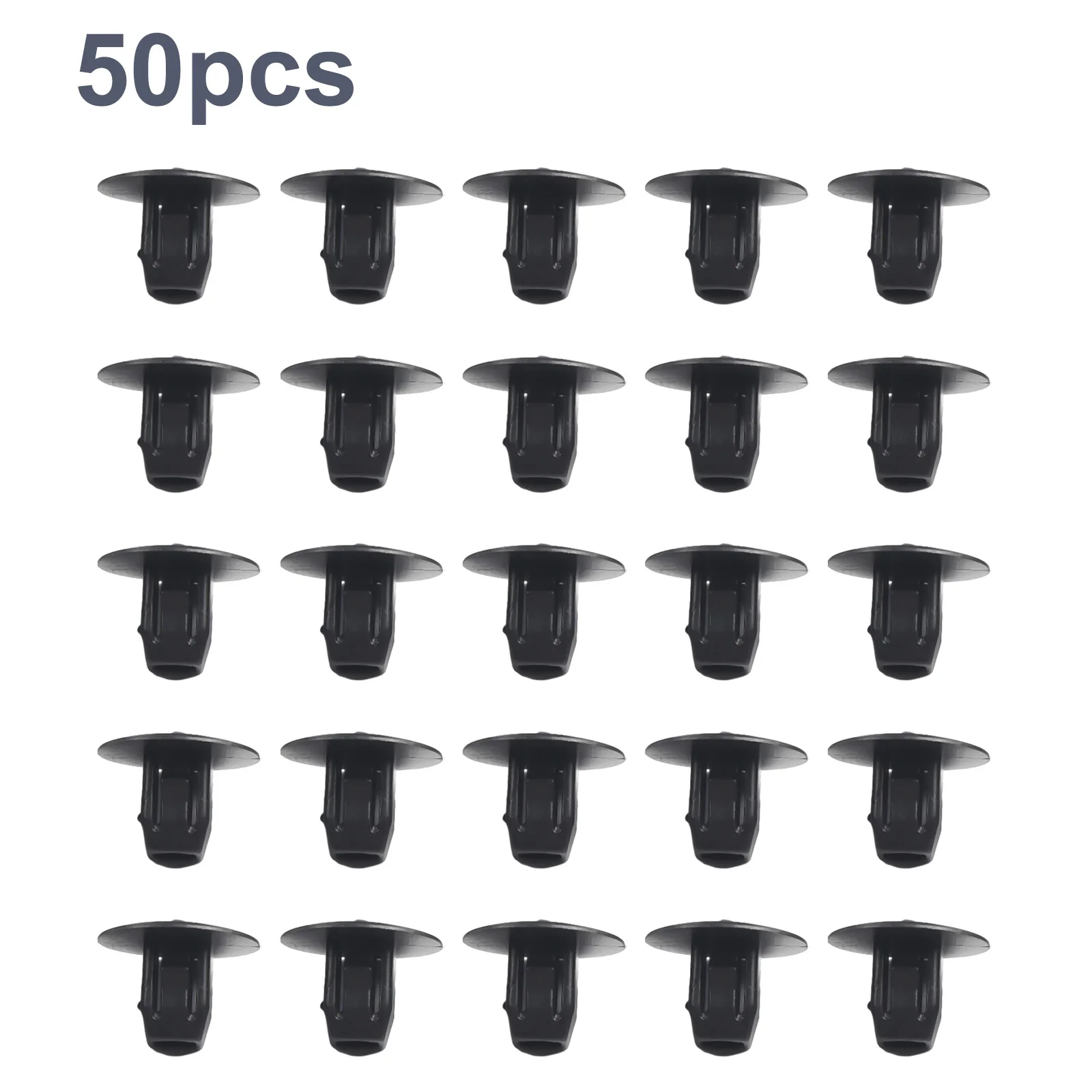 

New Practical Apron Grommet Molding Clips Side Kit Replacement 50 Pcs/set 0.79x0.55inch 2cmx1.4cm