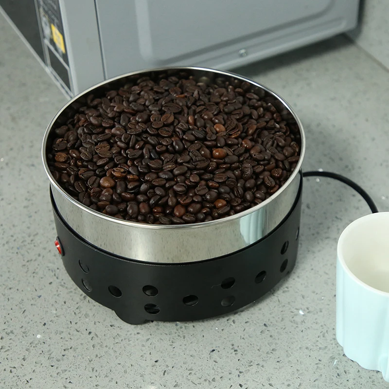 110V/220V Household Small Coffee Bean Roaster High Suction Stainless Steel Cooler Cooling Plate With Filter Radiator