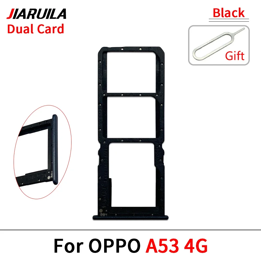 Oppo A15 A53 A54 A55 5G A57 4G 휴대폰 SIM 카드 트레이, SIM 칩 카드 슬롯 홀더, 서랍 부품