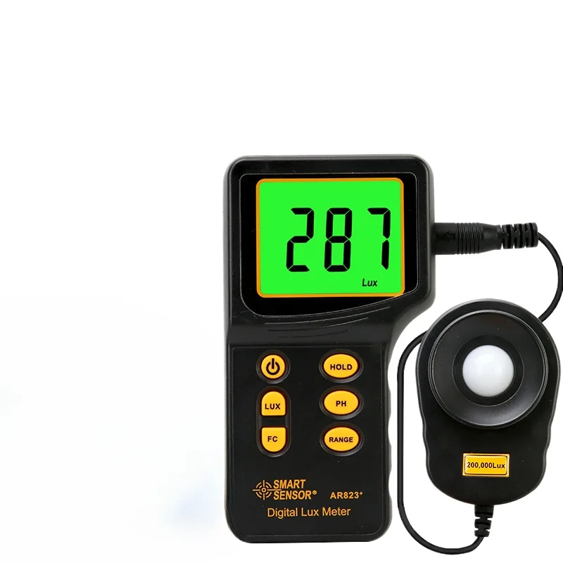 *Illuminometer High Precision Brightness Tester Illuminance Tester Light Meter Brightness Meter Indoor