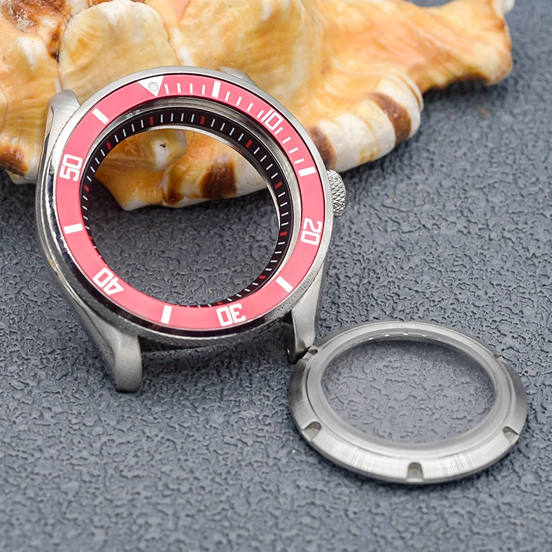 Custodia Nh35 Custodia Seiko Mod Skx007 Adatta Per Nh35 Nh36 Japan Movement Cover Posteriore Trasparente Da Uomo Cassa Dell'Orologio In Vetro Zaffiro