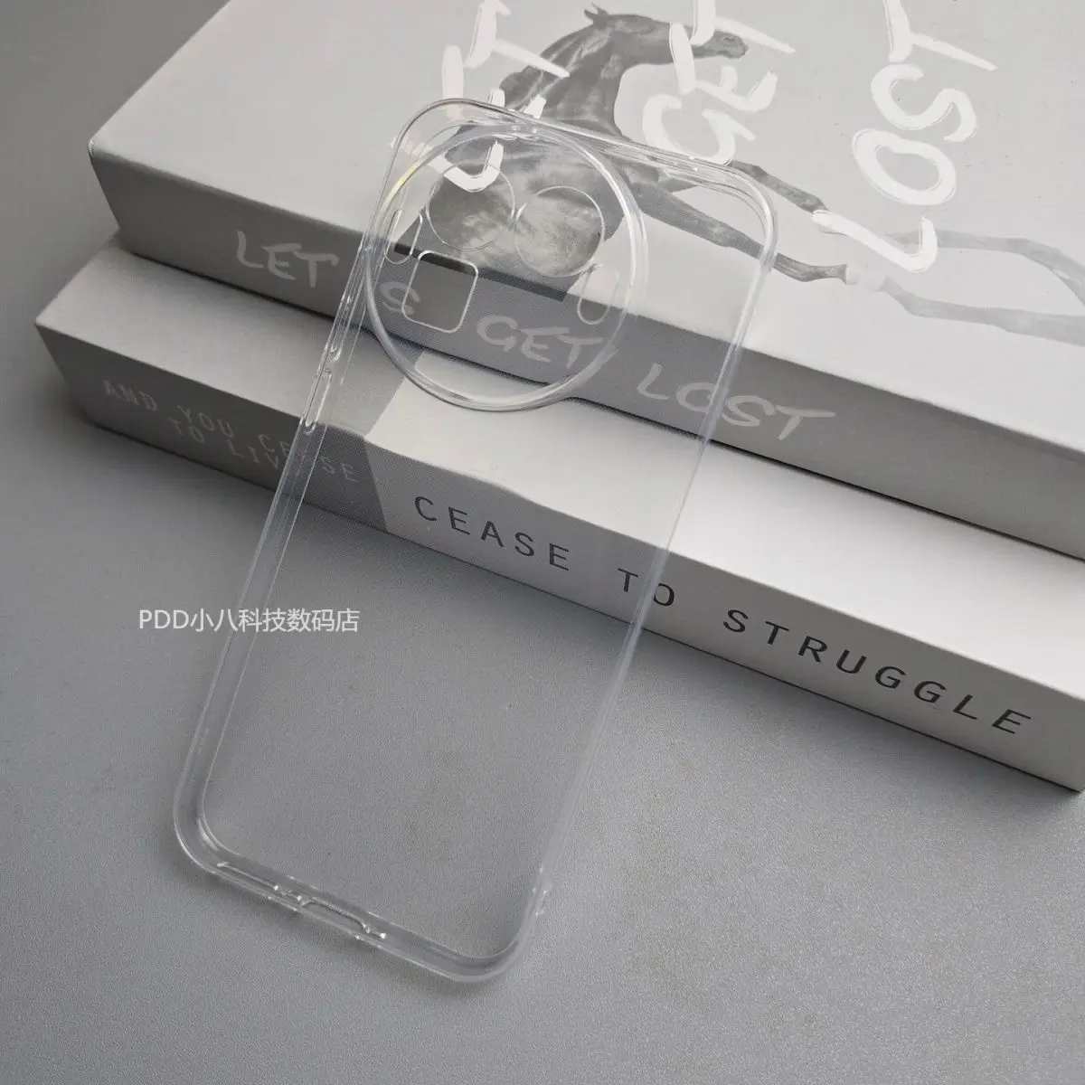 Clear Anti-Fingerprint Soft Protective Phone Cover - Shockproof Bumper Case
