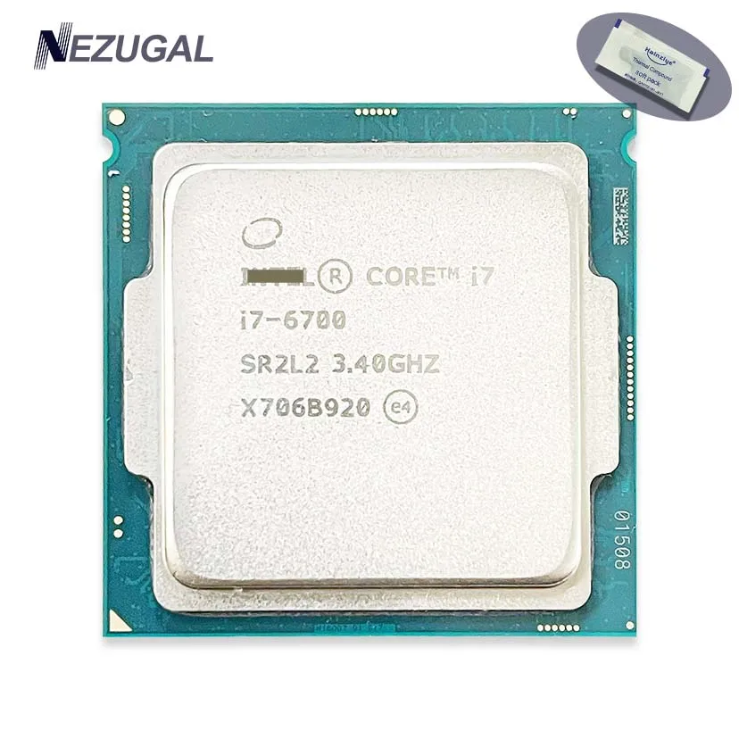 I7-6700 I7 6700 3.4 Ghz Processore Cpu Quad-Core A Otto Filettature Da 65W Lga 1151