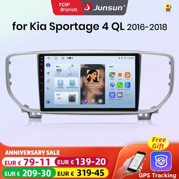Junsun AI CarPlay 4G Android 14 Radio de coche para KIA Sportage 4 QL 2018-2021 reproductor Multimedia WiFi GPS Navi pantalla táctil 360 cámara 1