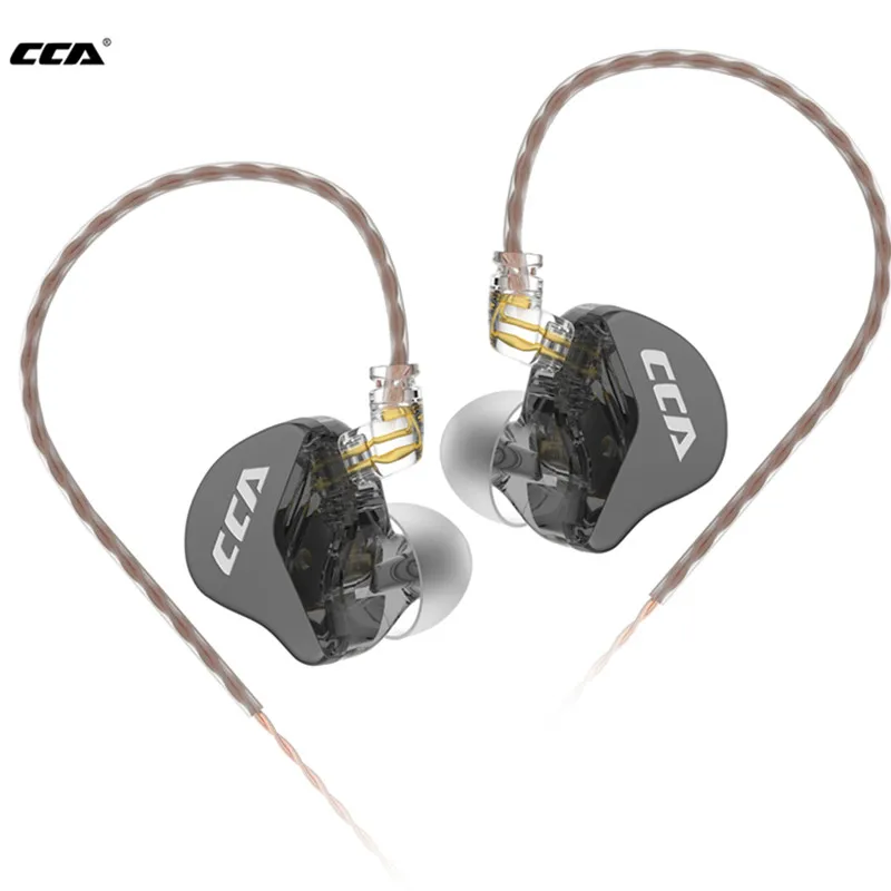 

CCA CRA In Ear HiFi Headset High Polymer Diaphragm Monitor Headphones Noice Cancelling Sport Gamer Earbuds Earphones NRA ZEX EDX