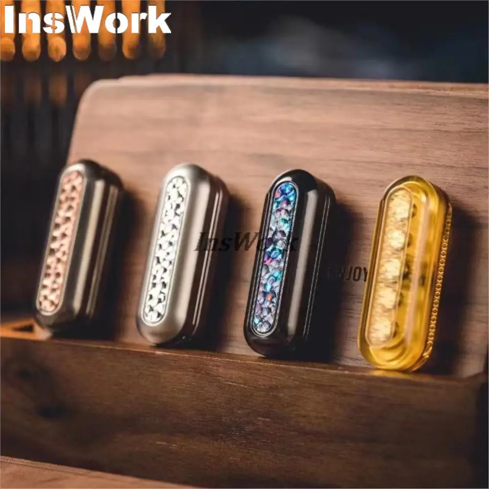 

01EDC Long Version POD Push Slider Metal Fidget Slider Toy Magnetic Slider Cool Fidgets