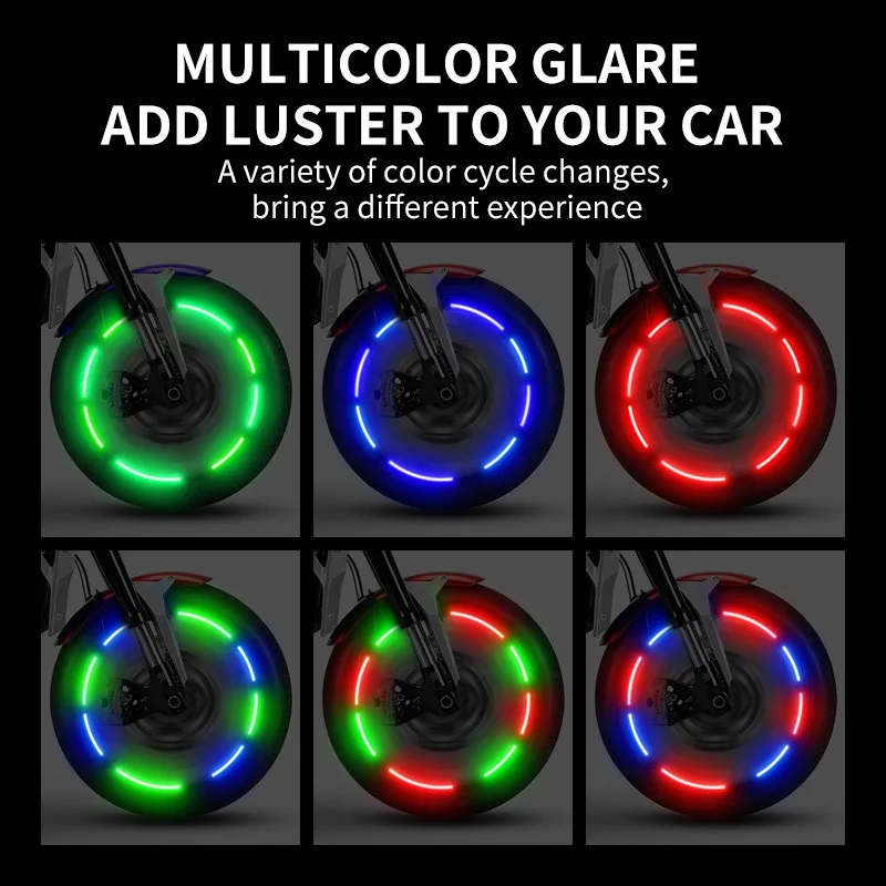 Valve Stem Light Light-Sensitive Rechargeable Vibration