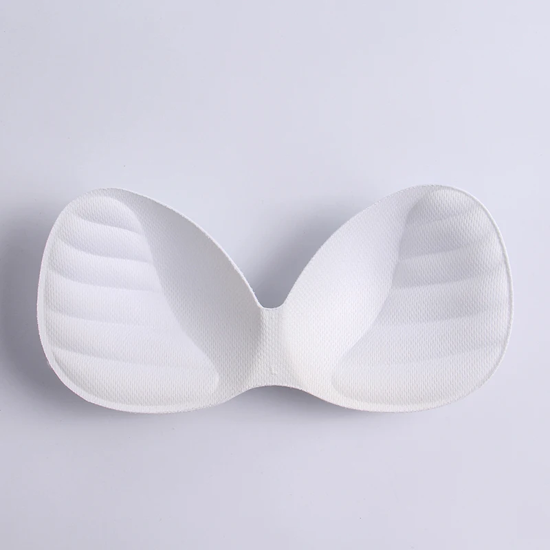 

1 Pcs Underwear Chest Pads Sponge Padded Bikini Padded Pad Insert Bra Body-fitted Candy Color Soft Comfortable Chest Cushion