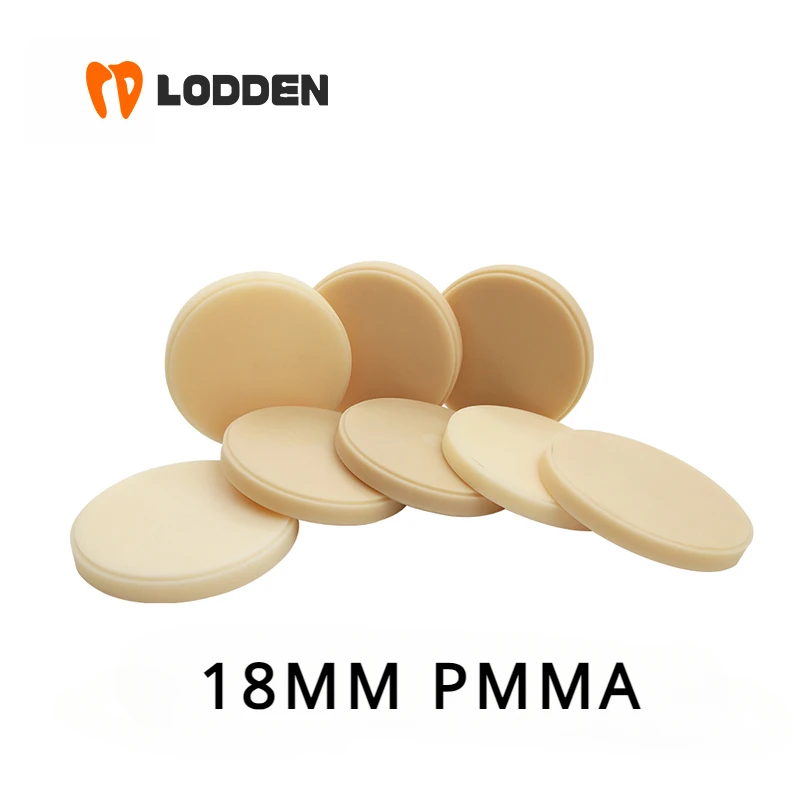 Premium 18MM Dental PMMA Preshaded Monochrome Resin Disc - VITA 16 Color, 98MM
