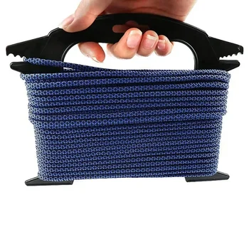 Dispositivo per Avvolgimento e Organizzazione Corda da Campeggio e Pesca, Disco Avvolgicorda, Avvolgitore per Corde, Organizzatore per Corde, Strumento per Corde da Tenda