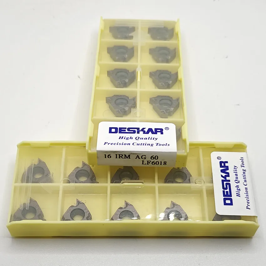 

16IRM AG60 LF6018/16IRM AG55 LF6018/16ERM AG60 LF6018/16ERM AG55 LF6018 DESKAR CNC cutting tools Thread inserts Carbide inserts