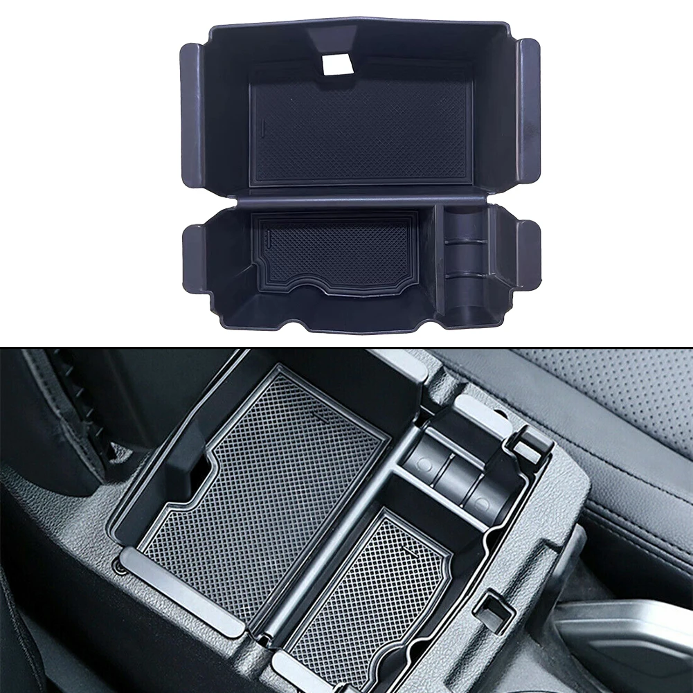 

1x Central Armrest Box Storage Box Plug And Play Storage Box For Jeep Wrangler Rubicon -- 2020 Storage For Valuables Wallets