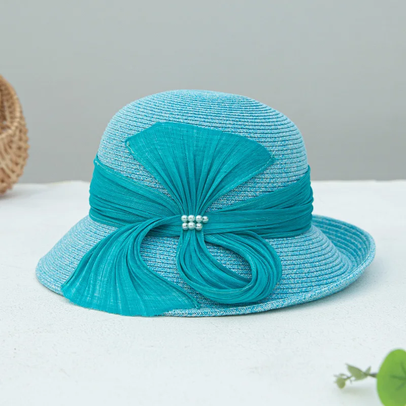 High end real silk hemp straw hat exquisite elegant roll brimmed beach High end real silk hemp straw hat exquisite elegant roll brimmed beach