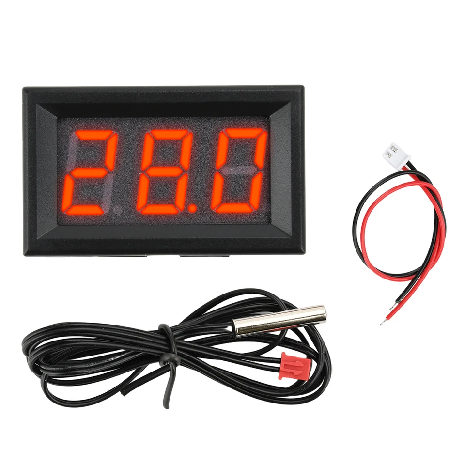 Mini Termometro Digitale DC4-28V Con Sonda NTC Impermeabile - Tester Temperatura
