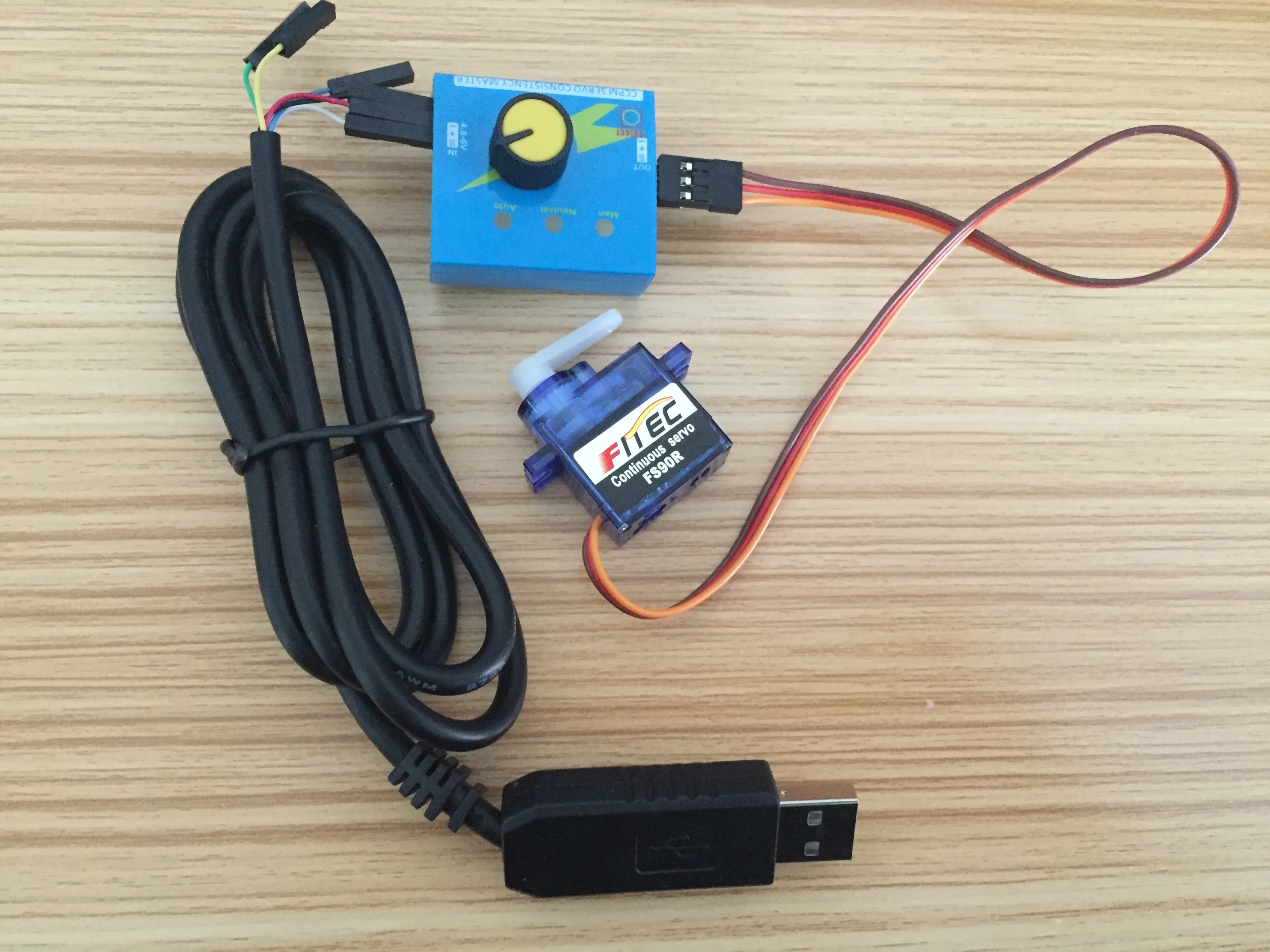 de 360 Graus, 6V, 1.5kg, Fits Arduino Micro:bit, 4Sets, FS90R, 9g