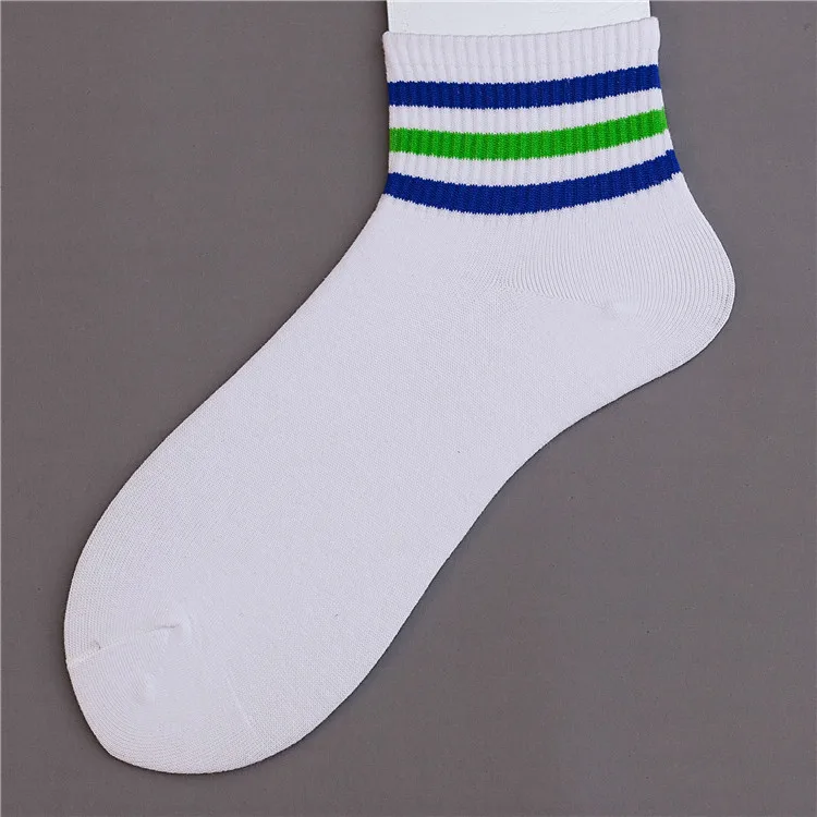 Fashion Leisure Man Cotton Socks Spring Summer Breathable Stripe Short Socks Unisex best socks for women Women's Socks