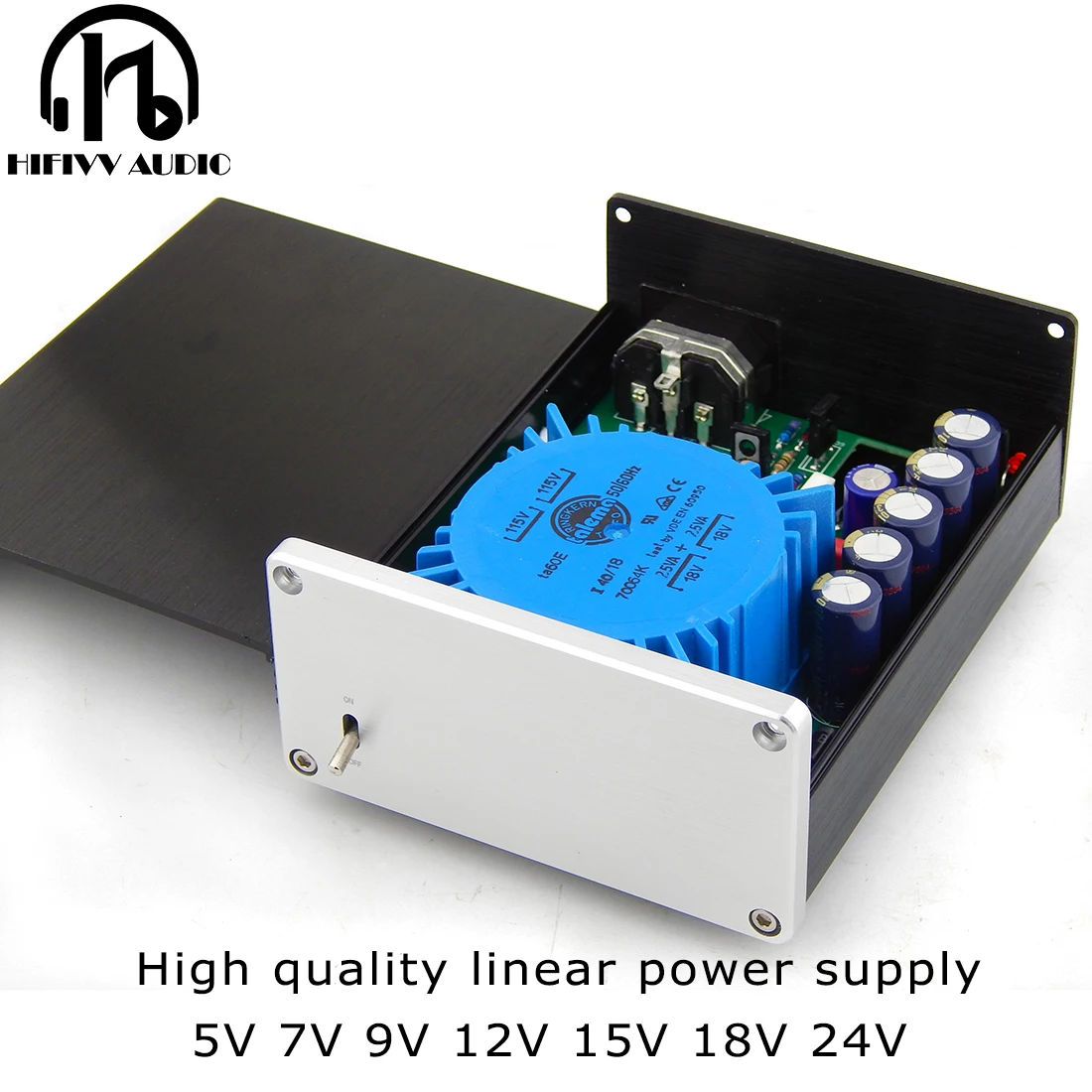 15วัตต์ Linear Power Supply สำหรับ HiFi Audio DAC สนับสนุนเลือก5V 6V 7V