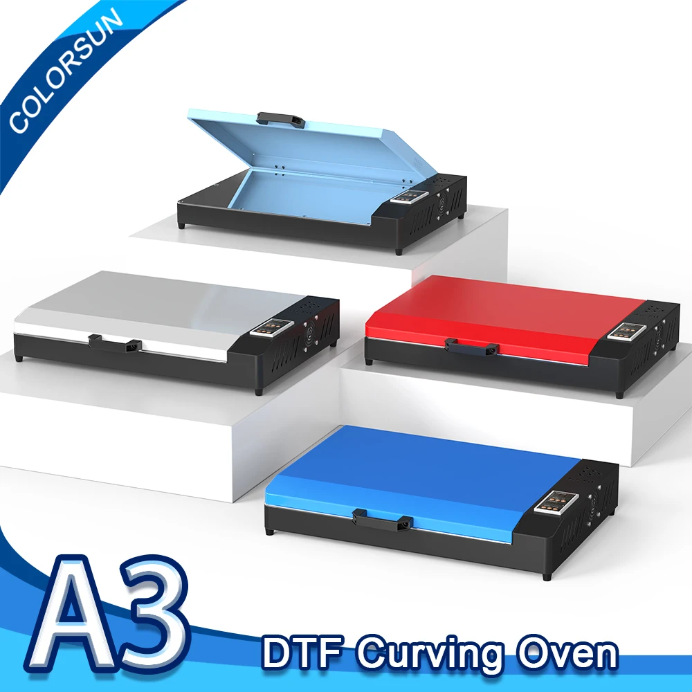 컬러썬 A3 DTF 오븐 건조기 DTF 경화 히터 전사 핫멜트 파우더 기계 (옷..