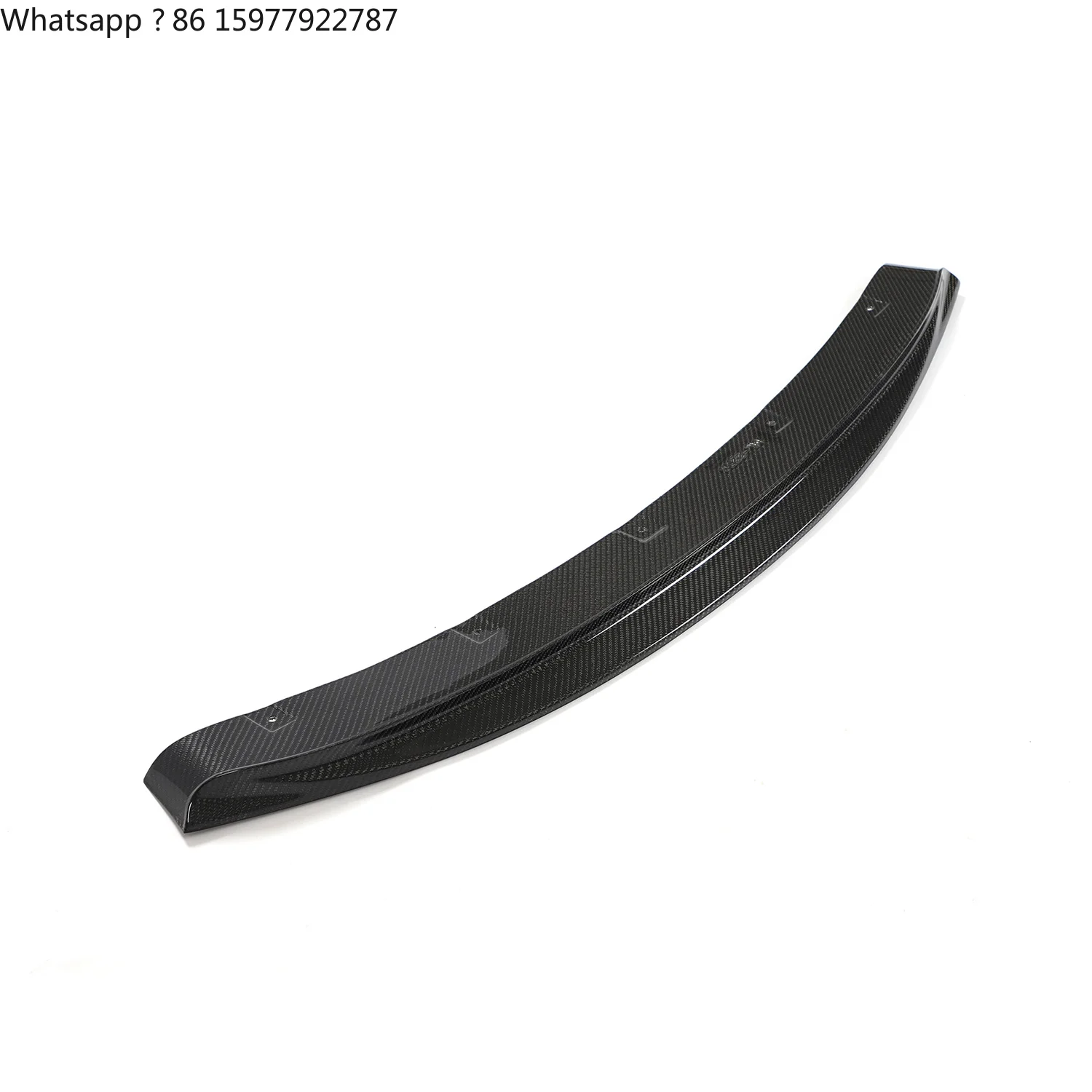 BMW F06 F12 F13 M6 그란 쿠페 2013-2018용 카본 파이버 M6 자동차 범퍼 센터 립