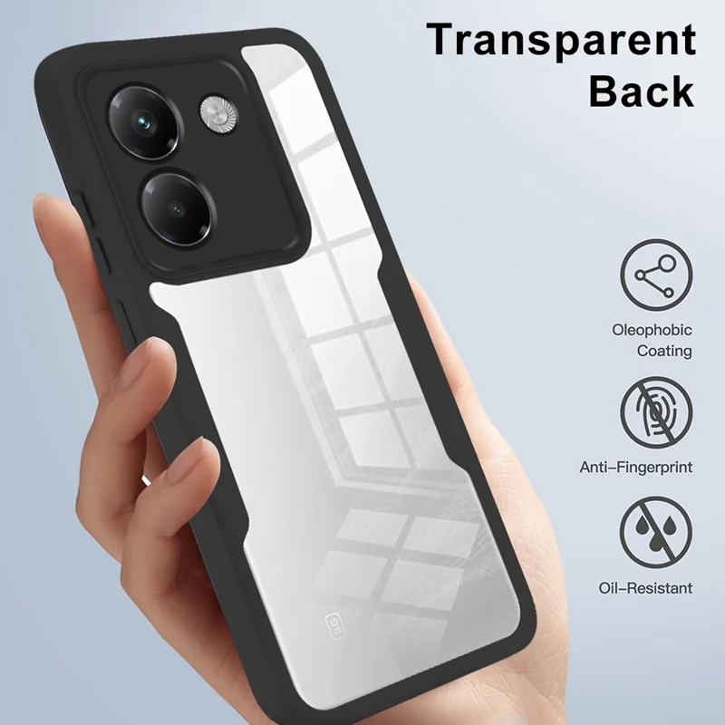 360 Full Body Shockproof Transparent Phone Case with Screen Protector