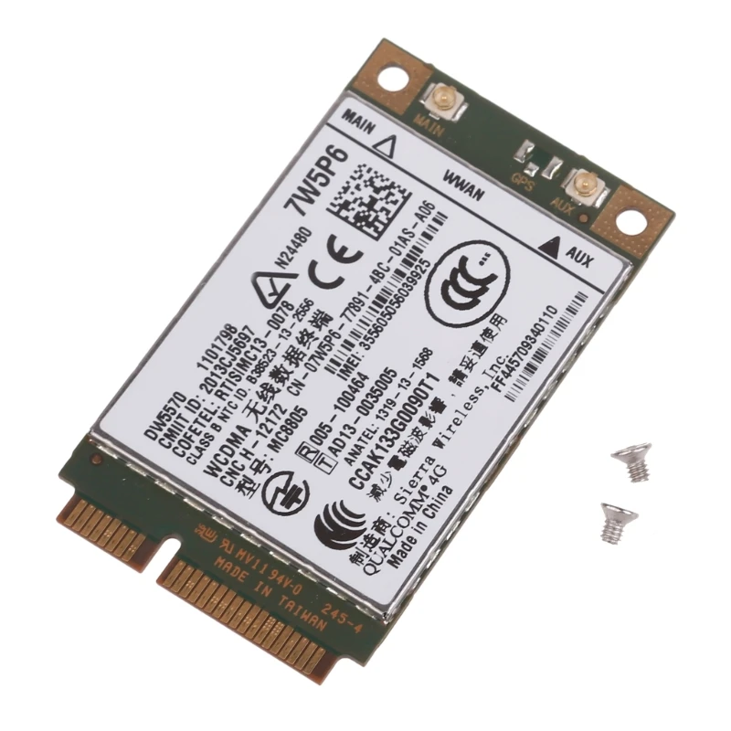 

Беспроводная карта MC8805 DW5570 7W5P6 HSPA+ Модуль Сетевой адаптер HSPA/ WCDMA