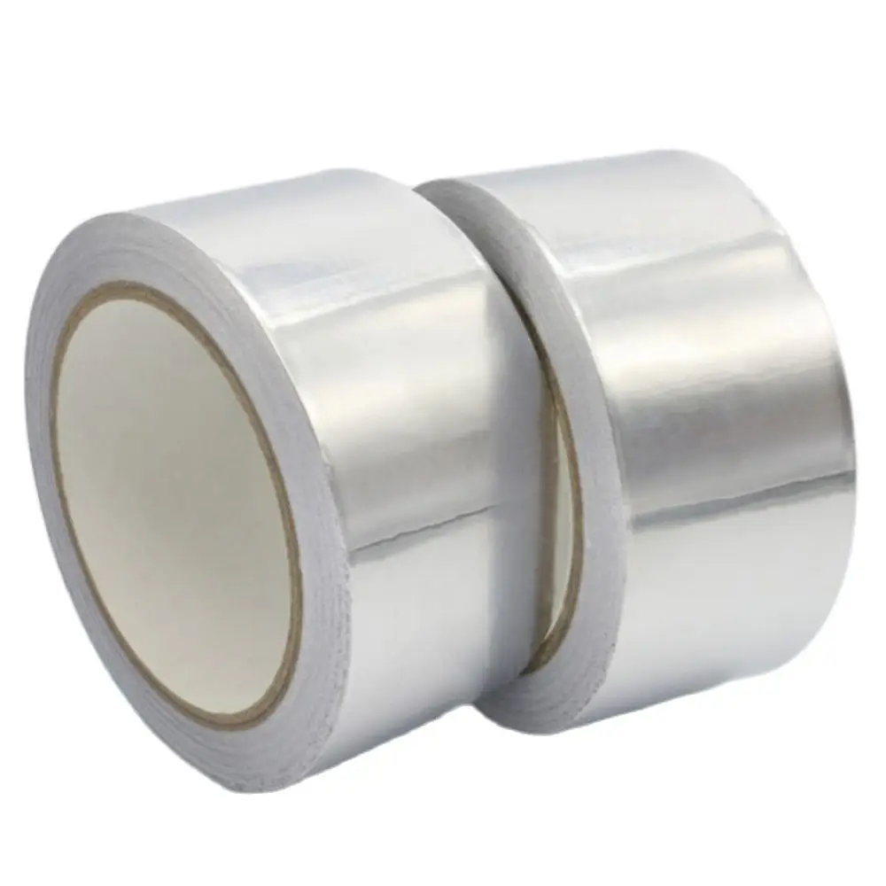 1pc/Aluminum Foil Tape Strong Adhesive  Perfect Sealing Hot Cold Air Duct Tape for Pipe Metal Repair 0.06mm Thickness