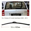 16" Rear Wiper Blade  Windshield Windscreen Window Car Rain Brush  For Skoda Octavia 1Z Combi Hatchback 2004 - 2013 3