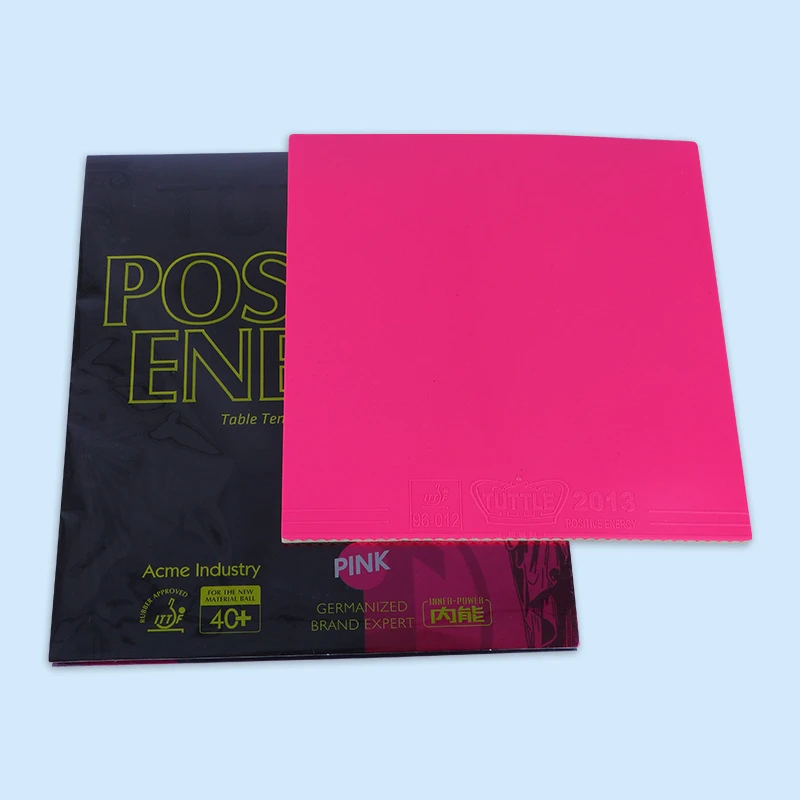 Tuttle Positive Energy ITTF Farbiges Tischtennis-Gummiplatte, blau, rosa, grün, bunte Tischtennisabdeckung für das Clubtraining – Detail 10