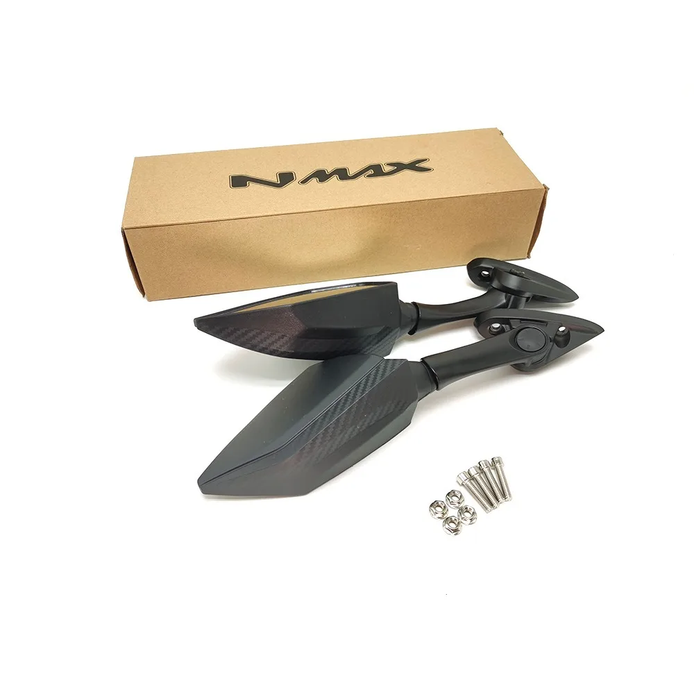 

Nmax Motorcycle Refitted White Glass Folding Rearview Mirror For YAMAHA Nmax 125 155 All Year 2018 2019 2020 2021 2022