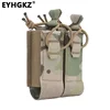 EYHGKZ Tactical Waist Bag Hunting Pouch DPMP Double Magazine Molle System CS Wargame Accessories Shooting Airsoft Paintball 1