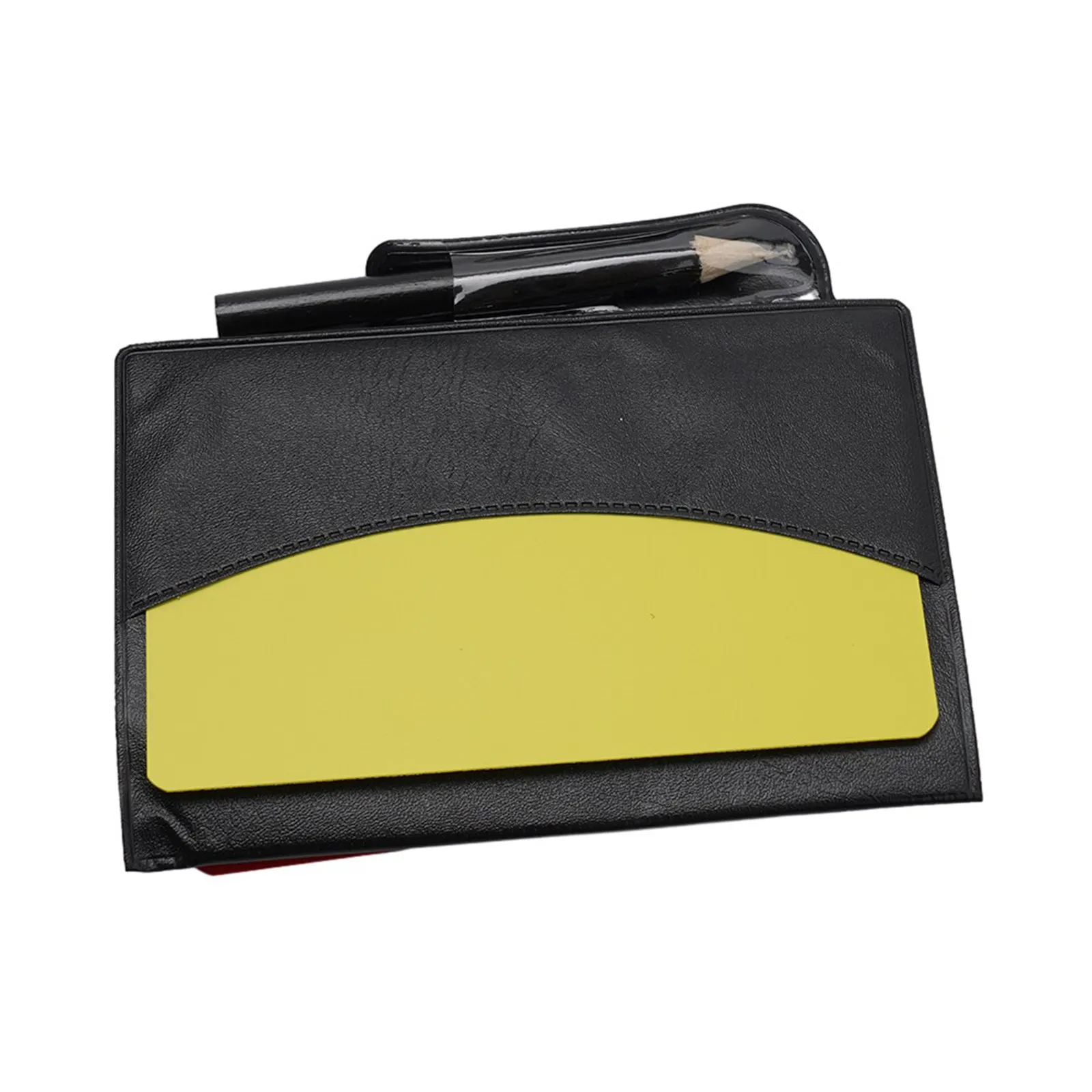 Description Picture 5 of item1 Set Soccer Football Referee Purse Notebook With Red/Yellow Penal Card Training Fair Play Professional Sports Equipment