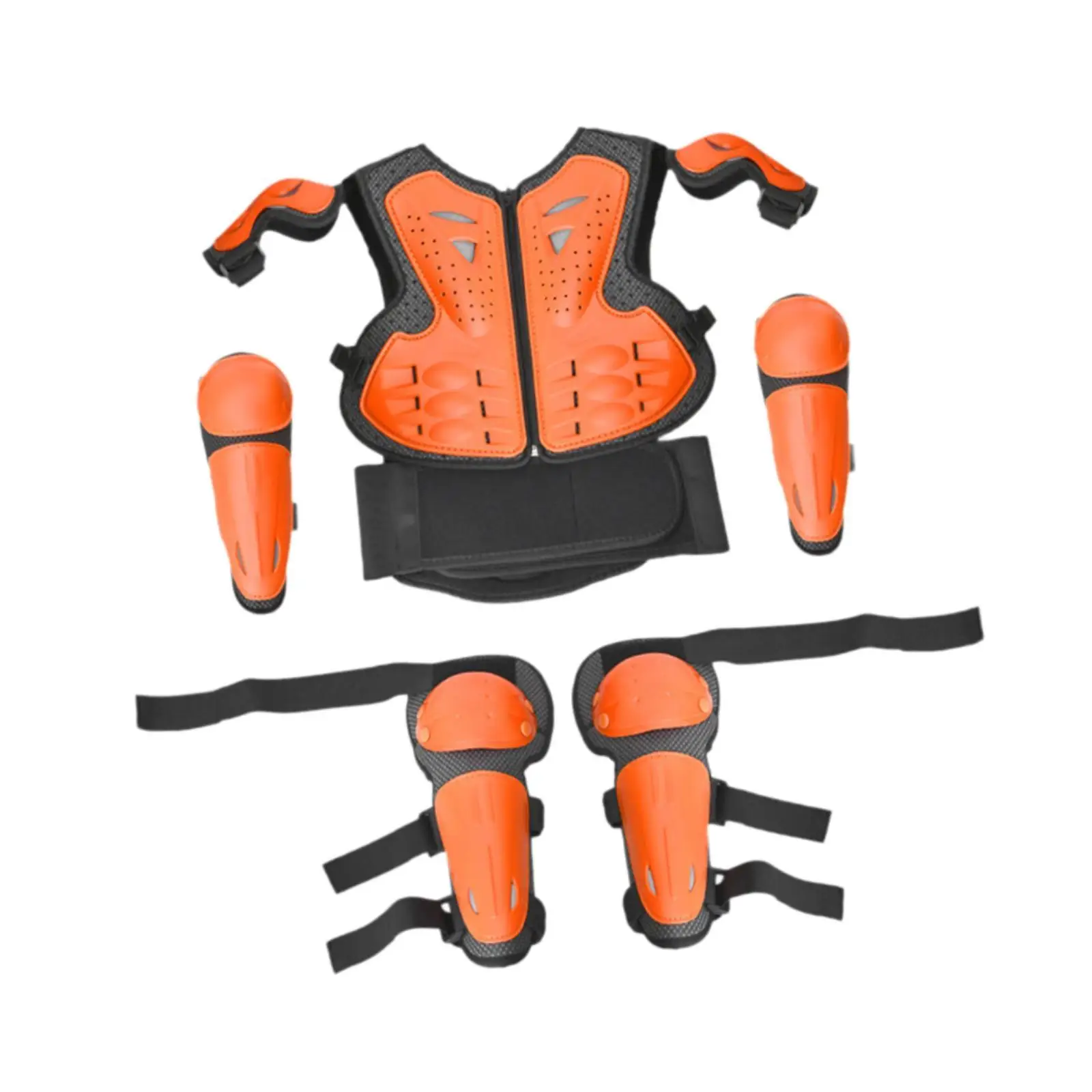 어린이용 오토바이 풀슈트 라이딩 가드 가슴 척추 등 보호대 (스케이트보드, 스키, 사이클링, 스케이팅)