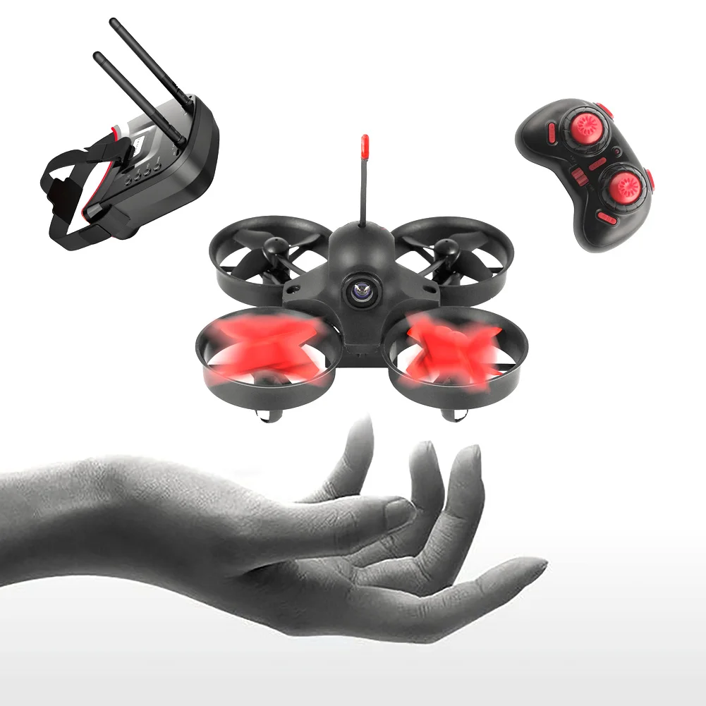Rtf Micro Fpv rc Corrida Quadcopter Óculos vr Drone Brinquedos 5.8g s2 800tvl Câmera 40ch Ls-vr009 - Image 5