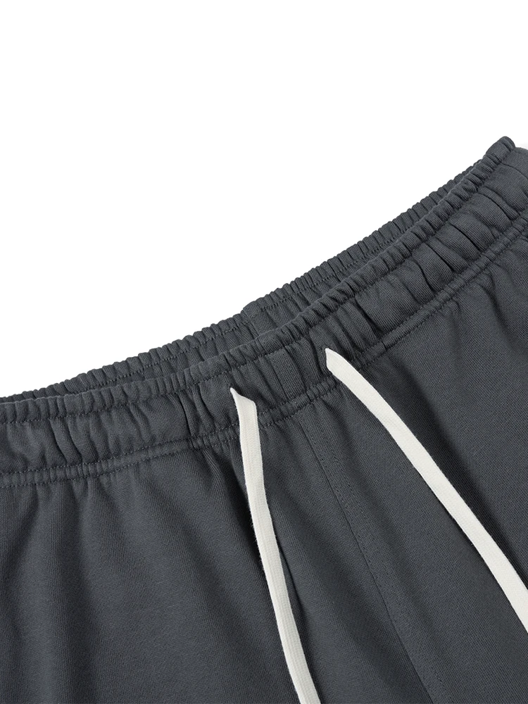 SIMWOOD 2024 Summer New Oversize 390gsm Fabric Jogger Shorts Casual Drawstring Elastic Waist Workout Running Shorts 3