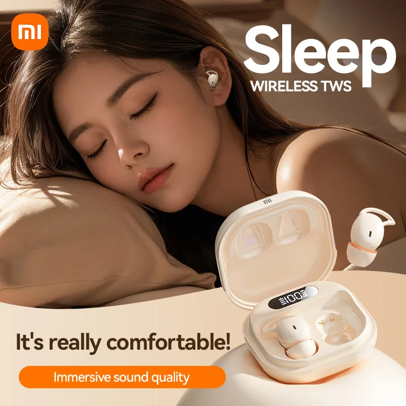 

Xiaomi M72 Sleeping Earbuds Wireless Bluetooth5.4 Earphone Touch Control Headset HiFi Sound Sport Waterproof Headphones With MiC