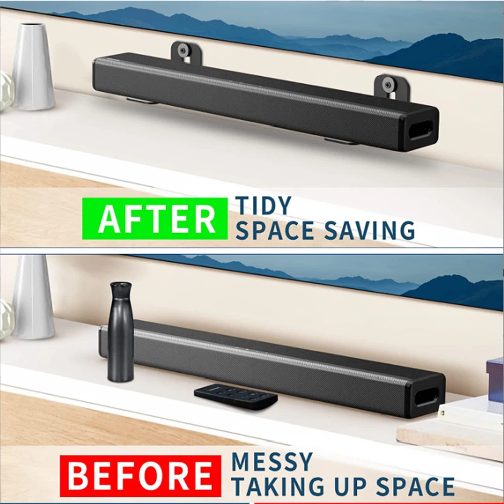 Suporte Universal de Som para Alto-falante Banda Longa Soundback Suporte de Parede para Home Theater Samsung Sony lg Par Pcs - Image 6