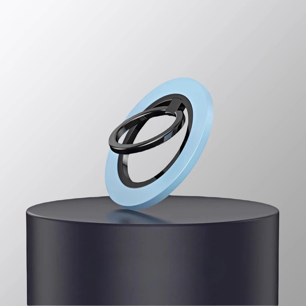Swivel Folding Kickstand Case with Magnetic Charging and Carbon Design Armor Cover