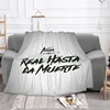Anuel AA Blanket Fleece Blankets and Bedspreads Plush Bedspread on the Bed Microfiber Bedding Furry Throw Knee Throws Sofa Plaid 2