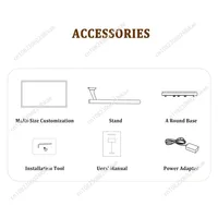 TV Android portable 21,5 27 pouces 32 pouces avec support rotatif, grande capacité de batterie, adapté à l'écran LCD intelligent pour tablette domestique 5