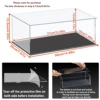 1:14 Scale Transparent Acrylic Display Box, Suitable for Protection and Display of Small Collections of Toy Car Model Building Blocks (Inner Circle Size 37X19X12Cm) 2
